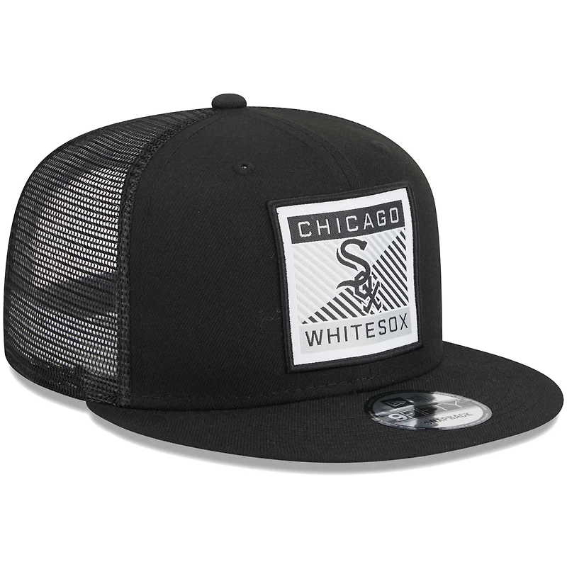 New Era Chicago White Sox Scratch Squared Trucker 9FIFTY Snapback Hat