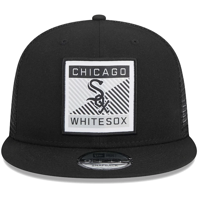 New Era Chicago White Sox Scratch Squared Trucker 9FIFTY Snapback Hat