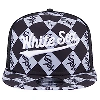 New Era Chicago White Sox Seeing Diamonds A-Frame Trucker 9FIFTY Snapback Hat