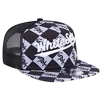New Era Chicago White Sox Seeing Diamonds A-Frame Trucker 9FIFTY Snapback Hat