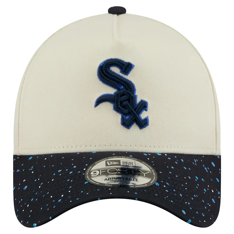 New Era Chicago White Sox Speckle A-Frame 9FORTY Adjustable Hat