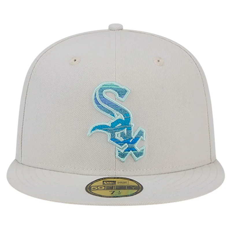New Era Chicago White Sox Stone Mist 59FIFTY Fitted Hat