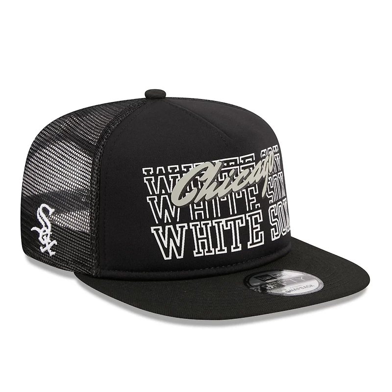 New Era Chicago White Sox Street Team A-Frame Trucker 9FIFTY Snapback Hat