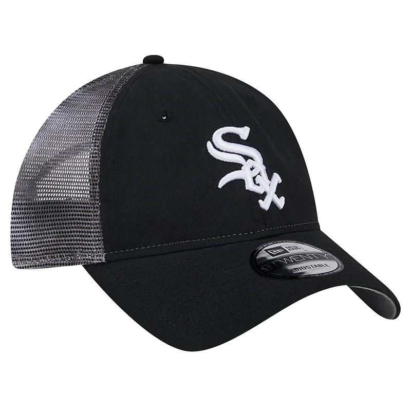 New Era Chicago White Sox Team Slick Trucker 9TWENTY Adjustable Hat