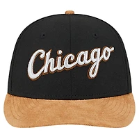 New Era Chicago White Sox Team Suede Visor Low Profile 59FIFTY Fitted Hat
