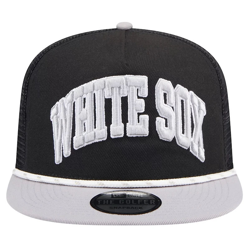 New Era Chicago White Sox Throwback Meshback Golfer Hat