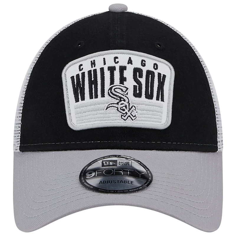 New Era Chicago White Sox Two-Tone Patch 9FORTY Snapback Hat
