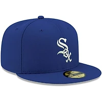 New Era Chicago White Sox White Logo 59FIFTY Fitted Hat
