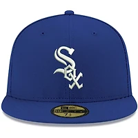 New Era Chicago White Sox White Logo 59FIFTY Fitted Hat