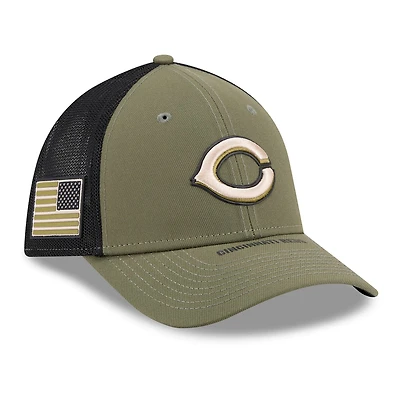 New Era Cincinnati Reds 2026 Armed Forces Day 39THIRTY M-Crown Flex Hat