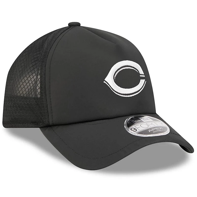 New Era Cincinnati Reds 2026 Batting Practice Apex 9FORTY Adjustable Trucker Hat