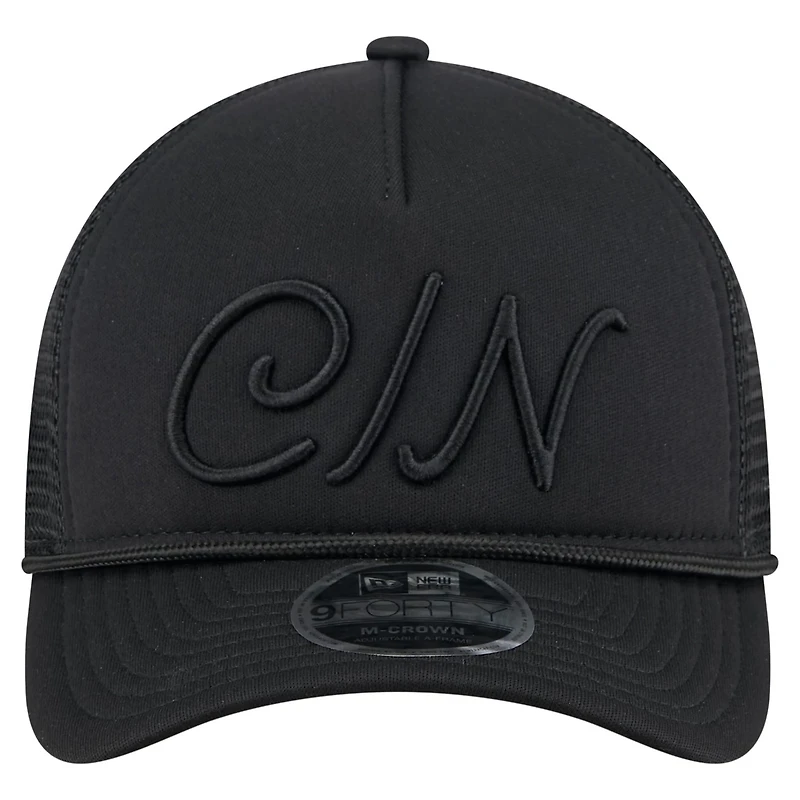 New Era Cincinnati Reds City Initial 9FORTY A-Frame M-Crown Adjustable Trucker Hat