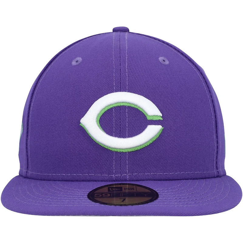 New Era Cincinnati Reds Lime Side Patch 59FIFTY Fitted Hat