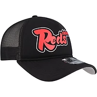 New Era Cincinnati Reds Retro Bold A-Frame Trucker 9FORTY Adjustable Hat
