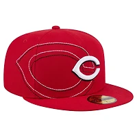New Era Cincinnati s Yarn Stitch 59FIFTY Fitted Hat