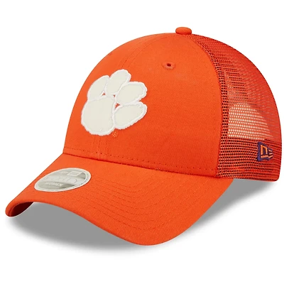 New Era Clemson Tigers 9FORTY Logo Spark Trucker Snapback Hat