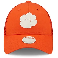 New Era Clemson Tigers 9FORTY Logo Spark Trucker Snapback Hat