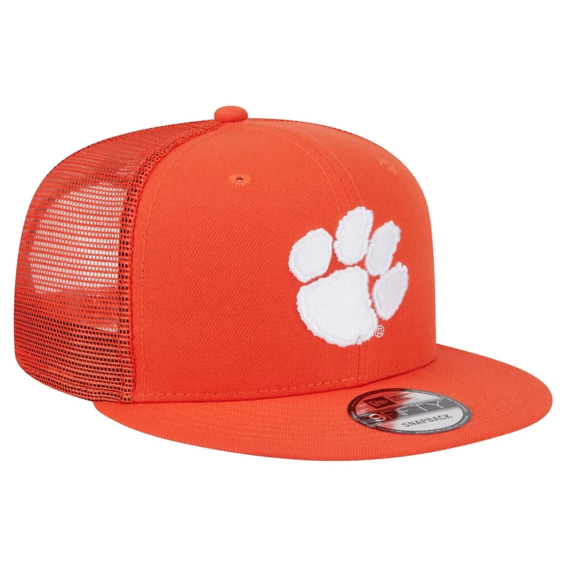 New Era Clemson Tigers Trucker 9FIFTY Snapback Hat
