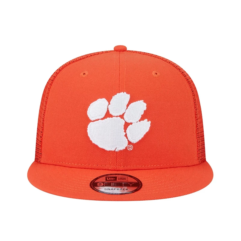 New Era Clemson Tigers Trucker 9FIFTY Snapback Hat