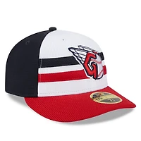 New Era Cleveland Guardians 2024 Batting Practice Low Profile 59FIFTY Fitted Hat