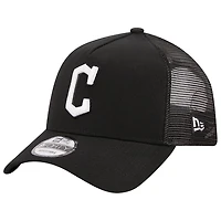 New Era Cleveland Guardians A-Frame 9FORTY Trucker Adjustable Hat