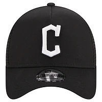 New Era Cleveland Guardians A-Frame 9FORTY Trucker Adjustable Hat