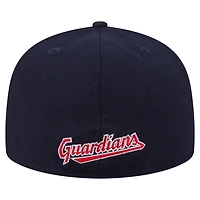 New Era Cleveland Guardians Overlap 59FIFTY Fitted Hat