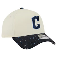 New Era Cleveland Guardians Speckle A-Frame 9FORTY Adjustable Hat