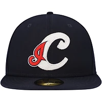 New Era Cleveland Indians Cooperstown Collection Duo Logo 20 59FIFTY Fitted Hat