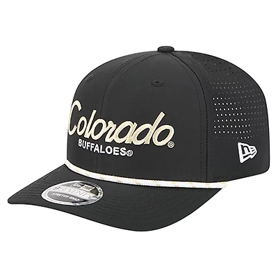 New Era Colorado Buffaloes Script Performance Rope 9SEVENTY Adjustable Hat