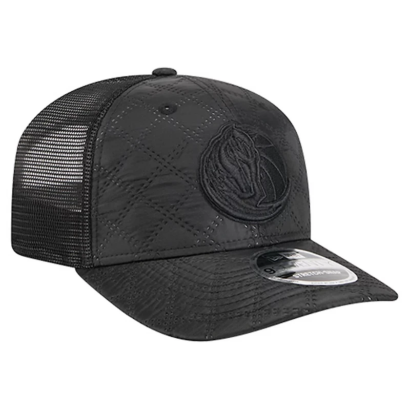 New Era Dallas Mavericks Quilted 9SEVENTY Trucker Adjustable Hat