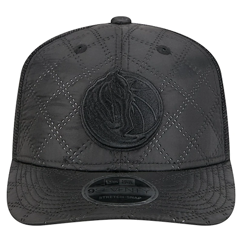 New Era Dallas Mavericks Quilted 9SEVENTY Trucker Adjustable Hat