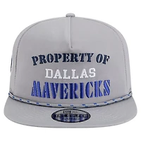 New Era Dallas Mavericks Throwback Property Of Golfer Snapback Hat