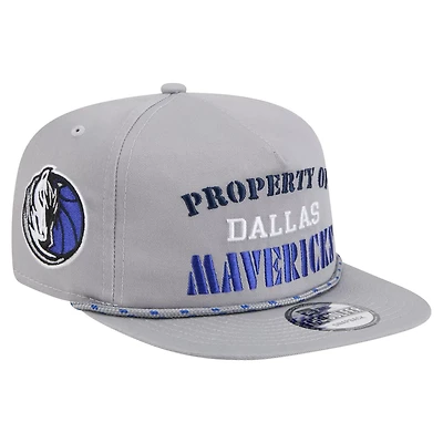 New Era Dallas Mavericks Throwback Property Of Golfer Snapback Hat