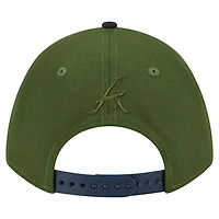 New Era Dark Atlanta Braves City Feature 9FORTY A-Frame Adjustable Hat