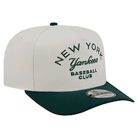 New Era Dark Green New York Yankees Chrome A-Frame 9FIFTY Snapback Hat