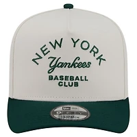 New Era Dark Green New York Yankees Chrome A-Frame 9FIFTY Snapback Hat