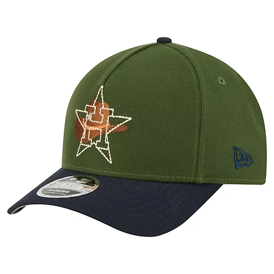 New Era Dark Houston Astros City Feature 9FORTY A-Frame Adjustable Hat
