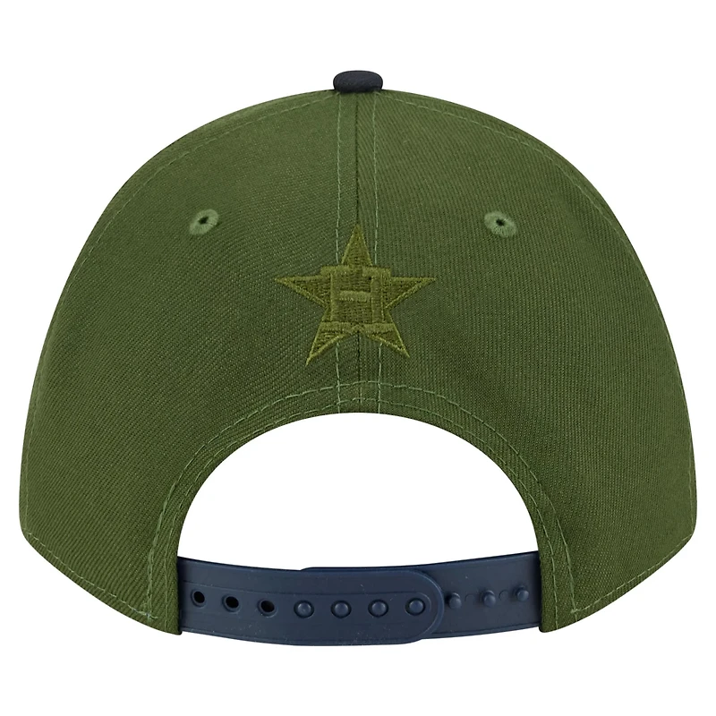 New Era Dark Houston Astros City Feature 9FORTY A-Frame Adjustable Hat