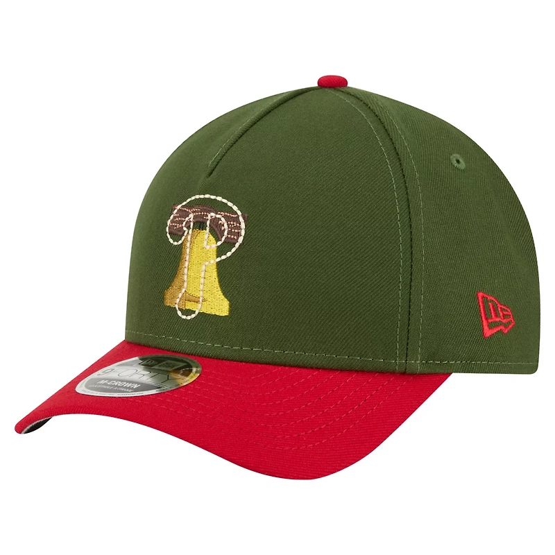 New Era Dark Philadelphia Phillies City Feature 9FORTY A-Frame Adjustable Hat