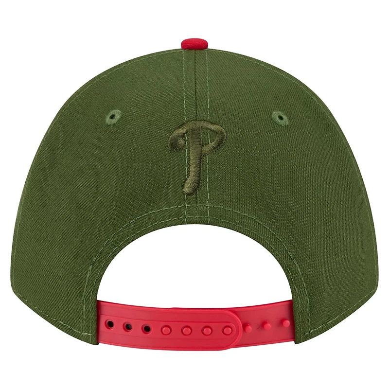 New Era Dark Philadelphia Phillies City Feature 9FORTY A-Frame Adjustable Hat