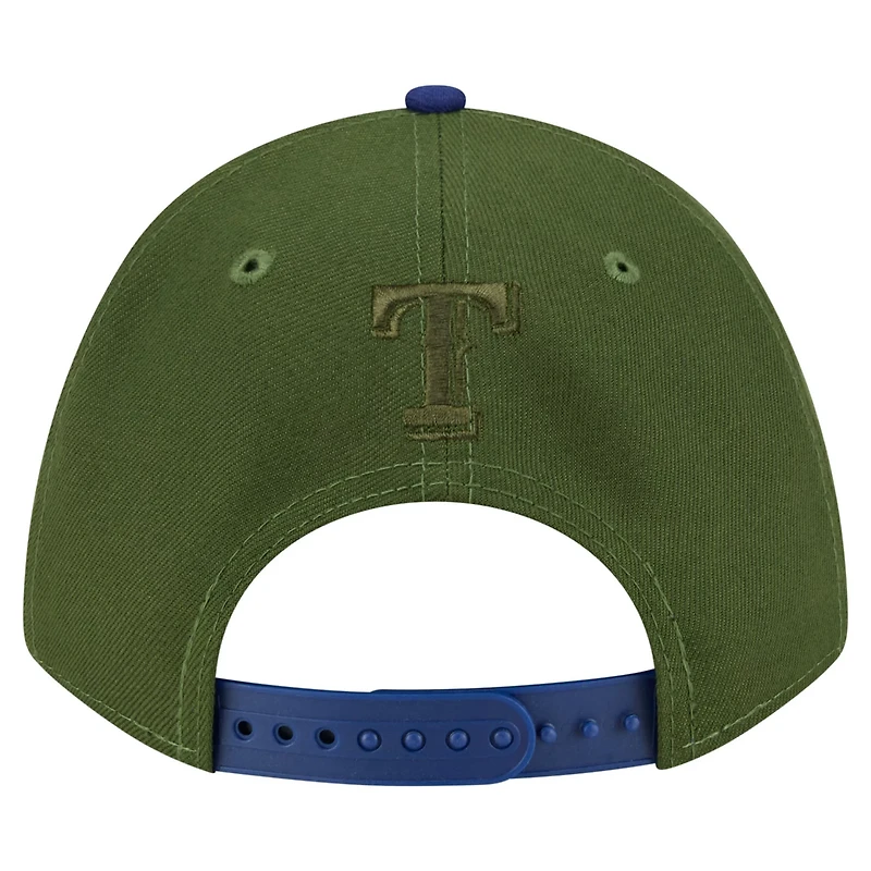 New Era Dark Texas Rangers City Feature 9FORTY A-Frame Adjustable Hat