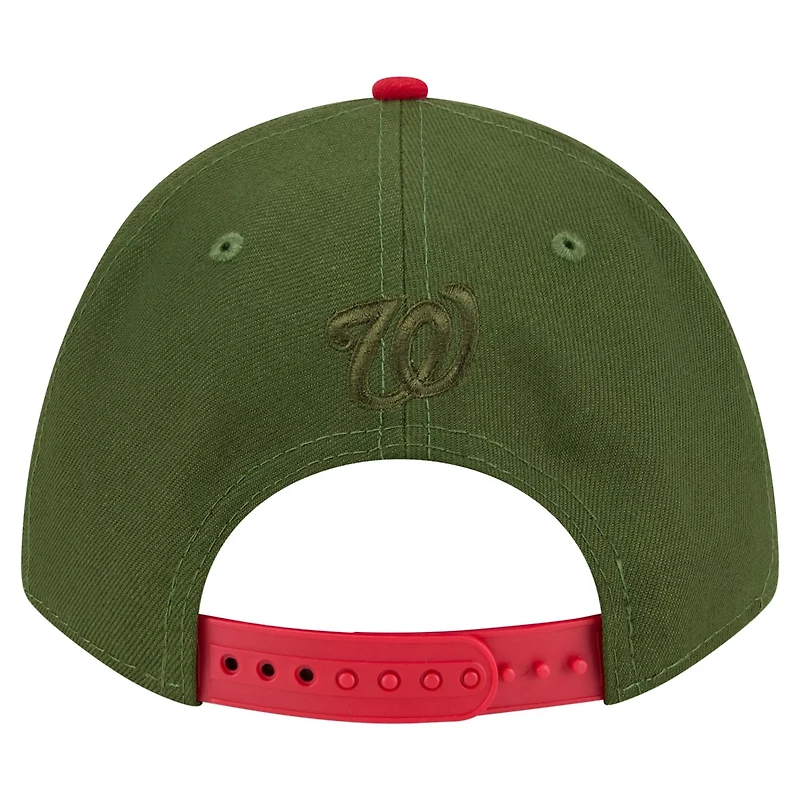 New Era Dark Washington Nationals City Feature 9FORTY A-Frame Adjustable Hat