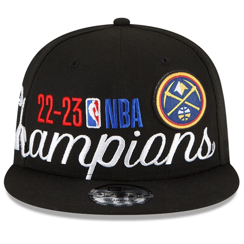 New Era Denver Nuggets 2023 NBA Finals Champions Locker Room 9FIFTY Snapback Hat
