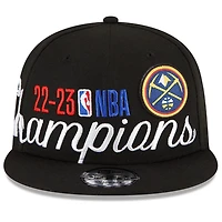 New Era Denver Nuggets 2023 NBA Finals Champions Locker Room 9FIFTY Snapback Hat