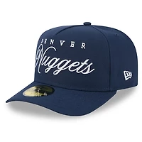 New Era Denver Nuggets 2025 NBA Draft A-Frame 59FIFTY Fitted Hat