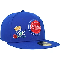 New Era Detroit Pistons Crown Champs 59FIFTY Fitted Hat