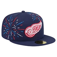 New Era Detroit Red Wings Americana Fireworks 59FIFTY Fitted Hat
