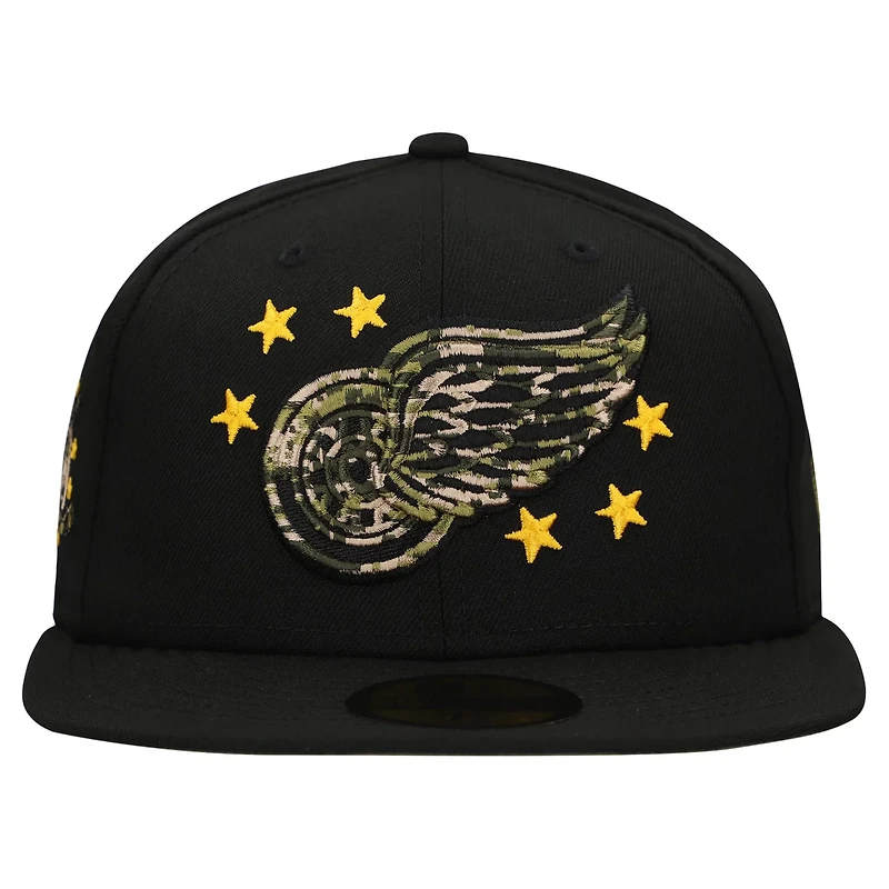 New Era Detroit Red Wings Military Appreciation Digital Camo Stars 59FIFTY Fitted Hat