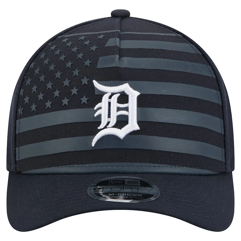 New Era Detroit Tigers American Flag 9FORTY M-Crown A-Frame Adjustable Hat